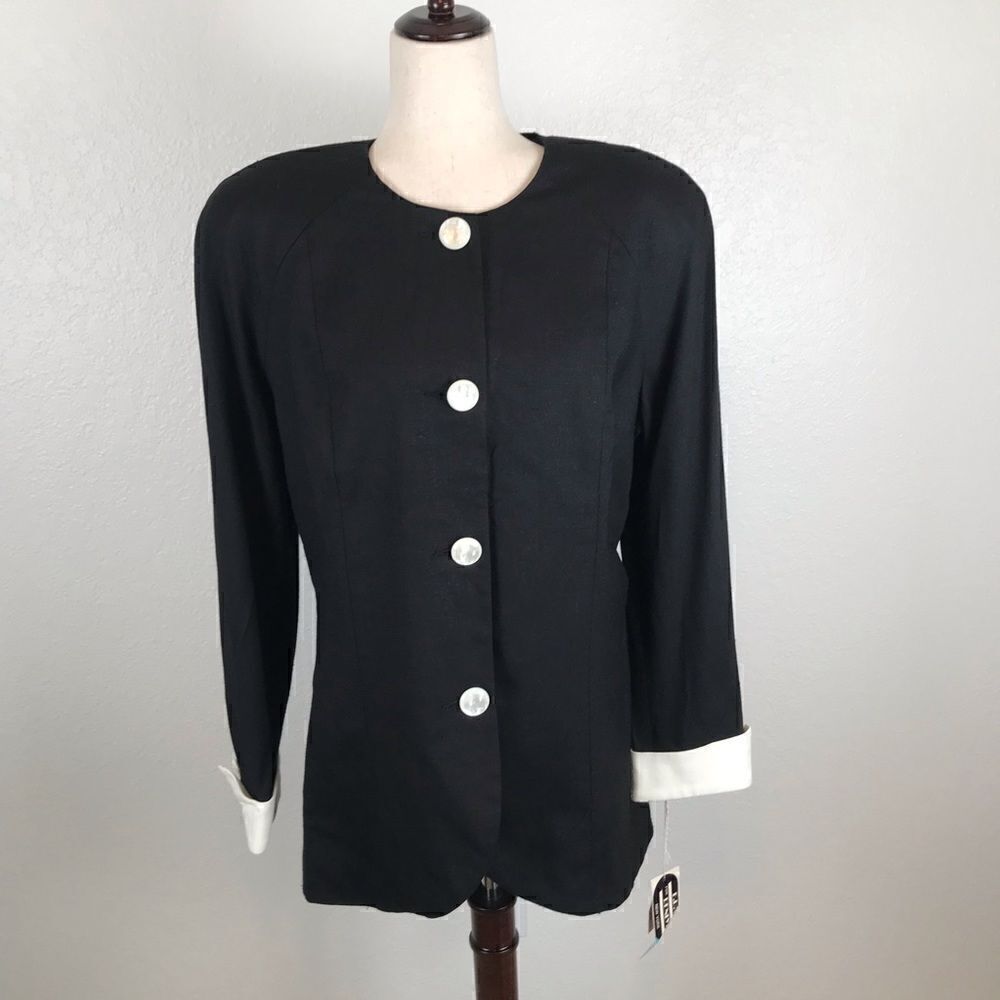 Vintage E.R. Gerard for Renlyn deadstock silk blend blazer/jacket 8/10*‎
